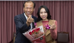 Á khôi Lê Ngọc Thanh được tỉnh trưởng tỉnh Gangwon, Hàn Quốc chào đón nồng nhiệt